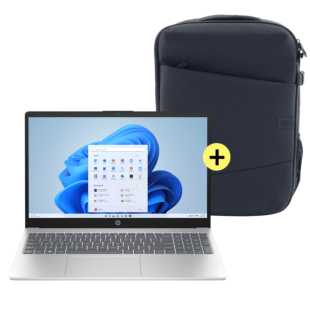 Laptop HP 15-fc0287la, AMD Ryzen 7, 8 GB RAM, 512 GB SSD, 15.6"" FHD, Windows 11 Home + Mochila HP para laptop Creator de 16,1"", Azul oscuro
