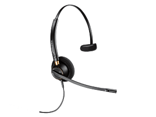 HP Poly EncorePro 510 con auriculares monoaurales TAA Quick Disconnect
