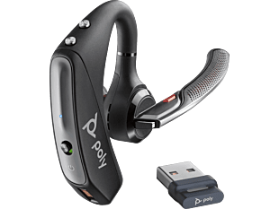 HP Poly Voyager 5200 Auriculares con Bluetooth USB-A + adaptador BT700