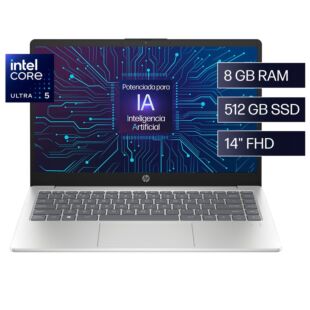 Laptop HP 14-ep1002la, Intel Core Ultra 5, 8 GB, 512 GB SSD, 14, FHD Windows 11 Home