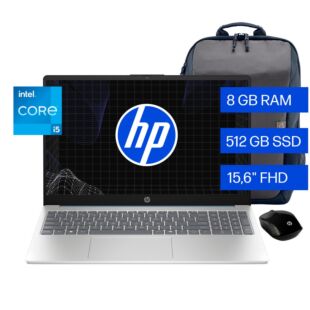Laptop HP 15-fd0253la, Intel Core i5, 8 GB RAM, 512 GB SSD, 15.6"" FHD, Windows 11 Home