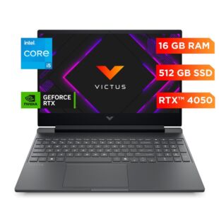 Laptop Gamer Victus by HP 15-fa2013la, Intel Core i5, 16 GB RAM, NVIDIA GeForce RTX 4050, 512 GB SSD, 15.6"" FHD 144 Hz, Windows 11 Home