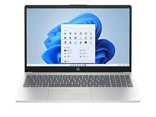 Laptop HP AI 15-fd2351la, Intel Core Ultra 5, 8 GB RAM, 512 GB SSD, 15.6" Táctil FHD, Windows 11 Home - 15.6" - ‌Natural silver (D2JV8LA)