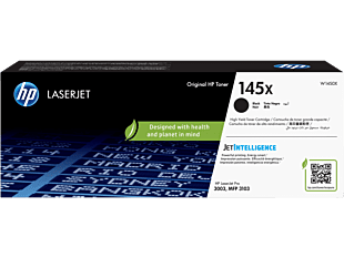 Cartucho de tóner original HP LaserJet 145X de alto rendimiento, negro (W1450X)