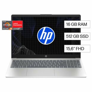 Laptop HP 15-fc0070la, Windows 11 Home Single Language, 15.6"", AMD Ryzen™ 5, 16GB RAM, 512GB SSD, FHD