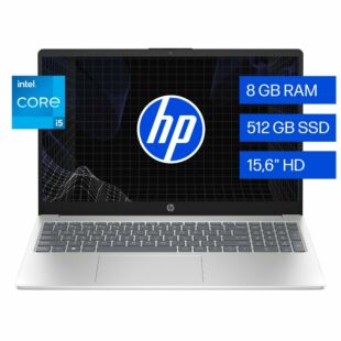 Laptop HP 15-fd0048la, Windows 11 Home Single Language, 15.6"", Intel® Core™ i5, 8GB RAM, 512GB SSD, HD