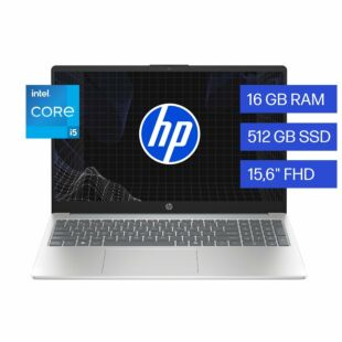 Laptop HP 15-fd0257la, Intel Core i5, 16 GB, 512 GB SSD, 15.6, FHD Windows 11 Home