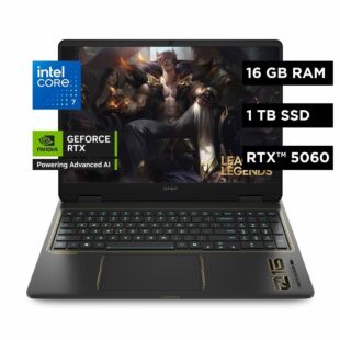 Laptop HP OMEN Gaming 16-am0021la Edición League of Legends, Intel Core i7, 16 GB RAM, GPU NVIDIA GeForce RTX™ 5060 , 1 TB SSD, 16"" a 240 Hz, Windows 11 Home con teclado en Inglés
