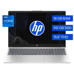 Laptop HP 15-fd0284la, Intel Core i7, 16 GB RAM, 512 GB SSD, 15.6"" FHD, Windows 11 Home