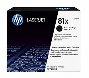 Cartucho de Tóner HP 81X Negro Alto Rendimiento LaserJet Original (CF281X)