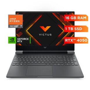 Laptop HP Gaming VICTUS 15-fb3036la, AMD Ryzen 7, 16 GB RAM, NVIDIA® GeForce RTX™ 4050, 1 TB SSD, 15.6"" FHD, Windows 11 Home