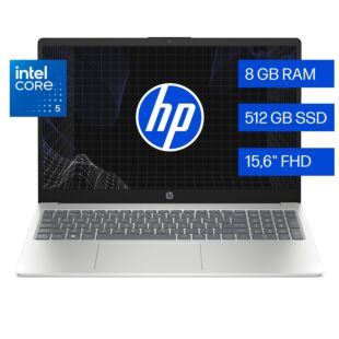 Laptop HP 15-fd0350la, Intel Core 5, 8 GB, 512 GB SSD, 15.6, FHD Windows 11 Home