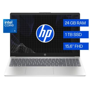 Laptop HP 15-fd0360la, Intel Core 5, 24 GB RAM, 1 TB SSD, 15.6"" FHD, Windows 11 Home