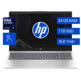 Laptop HP AI 15-fd2357la, Intel Core Ultra 5, 24 GB, 1 TB SSD, 15.6, Pantalla táctil, FHD Windows 11 Home