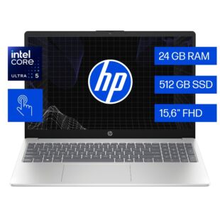 Laptop HP AI 15-fd2360la, Intel Core Ultra 5, 24 GB RAM, 512 GB SSD, 15.6"" Táctil FHD, Windows 11 Home