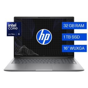 Laptop HP ZBook X G1i, Intel Core Ultra 9, 32 GB RAM, NVIDIA RTX Pro 1000, 1 TB SSD, 16"" WUXGA, Windows 11 Pro