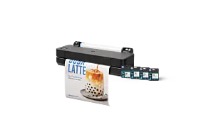 Impresora HP DesignJet T250 de 24 pulgadas con paquete adicional de tinta incluido