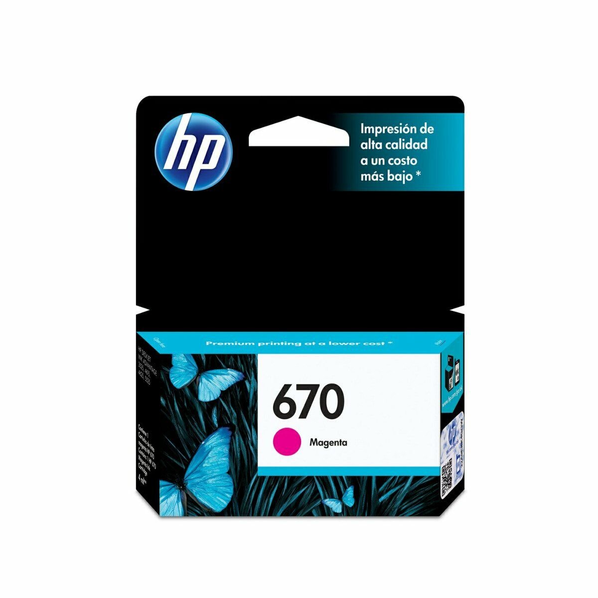 Cartucho de Tinta HP 670 CZ115AL Magenta Original 300 pag. 3525