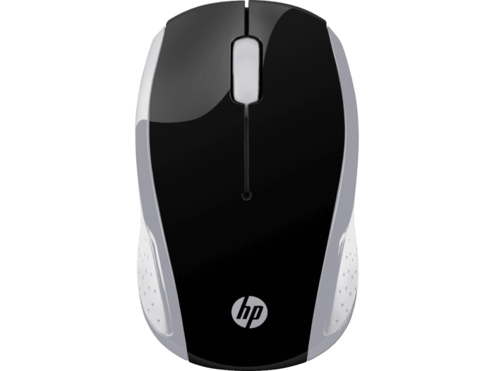 Mouse Inalámbrico HP 200 Plateado (2HU84AA) - Center facing