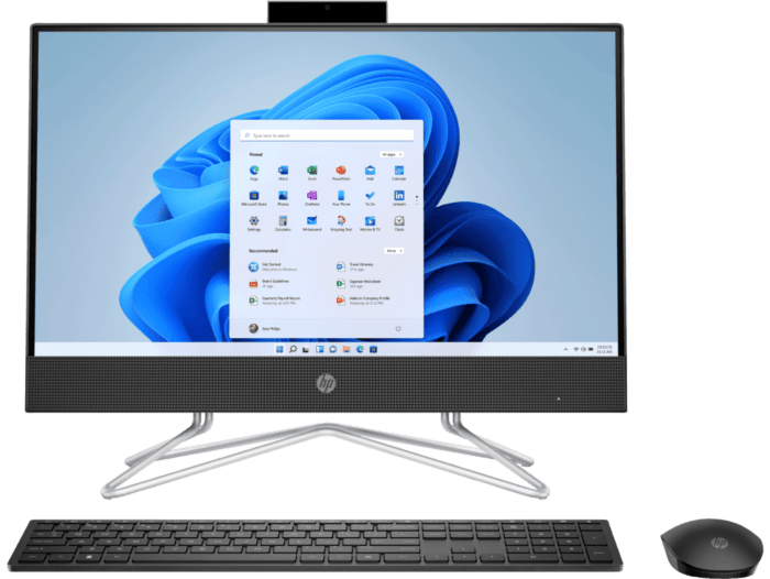 All in One HP 22-dd1517la - 21.5-inch (54.61 cm) - Negro (4Z814LA)