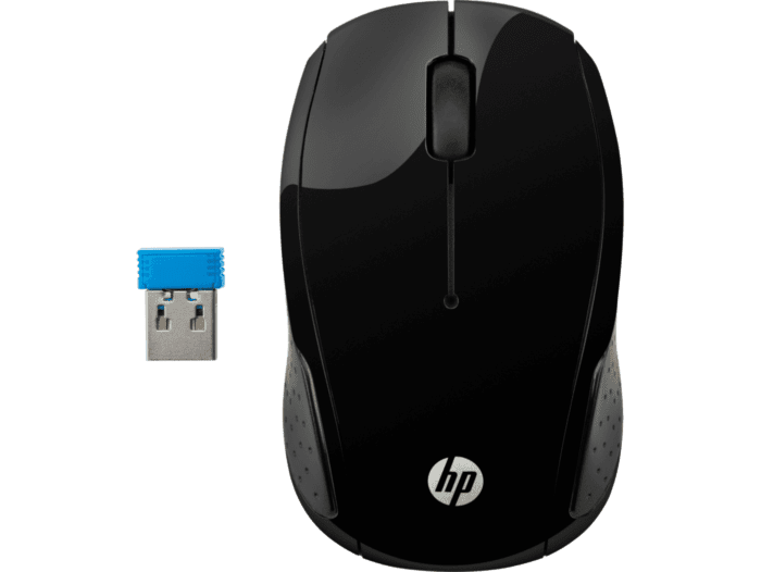 Mouse Inalámbrico HP 200 Negro (X6W31AA)