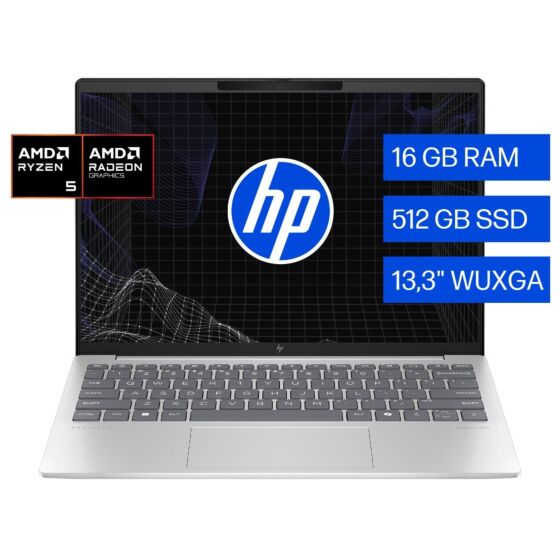 Laptop HP Pavilion Aero 13-bg0002la, AMD Ryzen 5, 16 GB RAM, 512 GB SSD, 13.3, 2K Windows 11 Home - 13.3