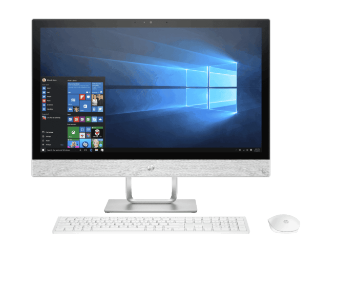 All in One HP Pavilion 24-r109la - 23.8-inch (60.45 cm) - Blanco nieve (3UR93AA)