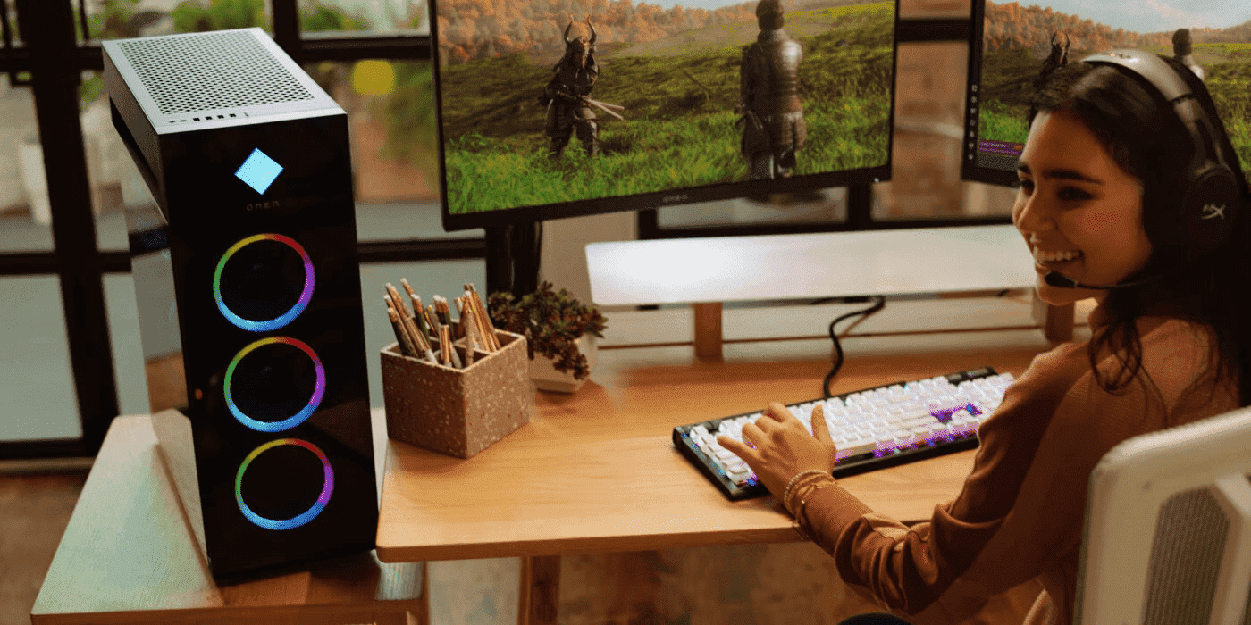 Configuración de monitores duales HP OMEN para gaming y productividad